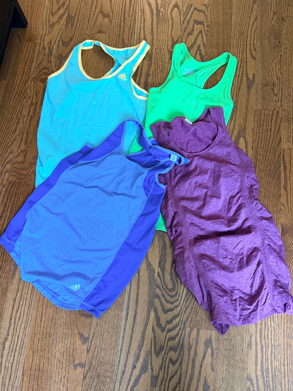 CALIA NIKE ADIDAS Womens Athletic Tank Tops - Blue, Green, Purple, Teal